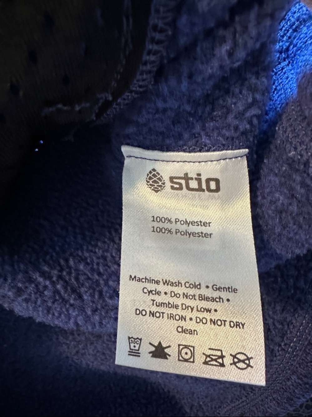 Stio Navy Blue Full-Zip Women's Fleece Jacket - Picture 4 of 4